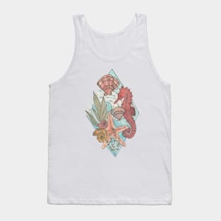 Sea animals watercolor Tank Top